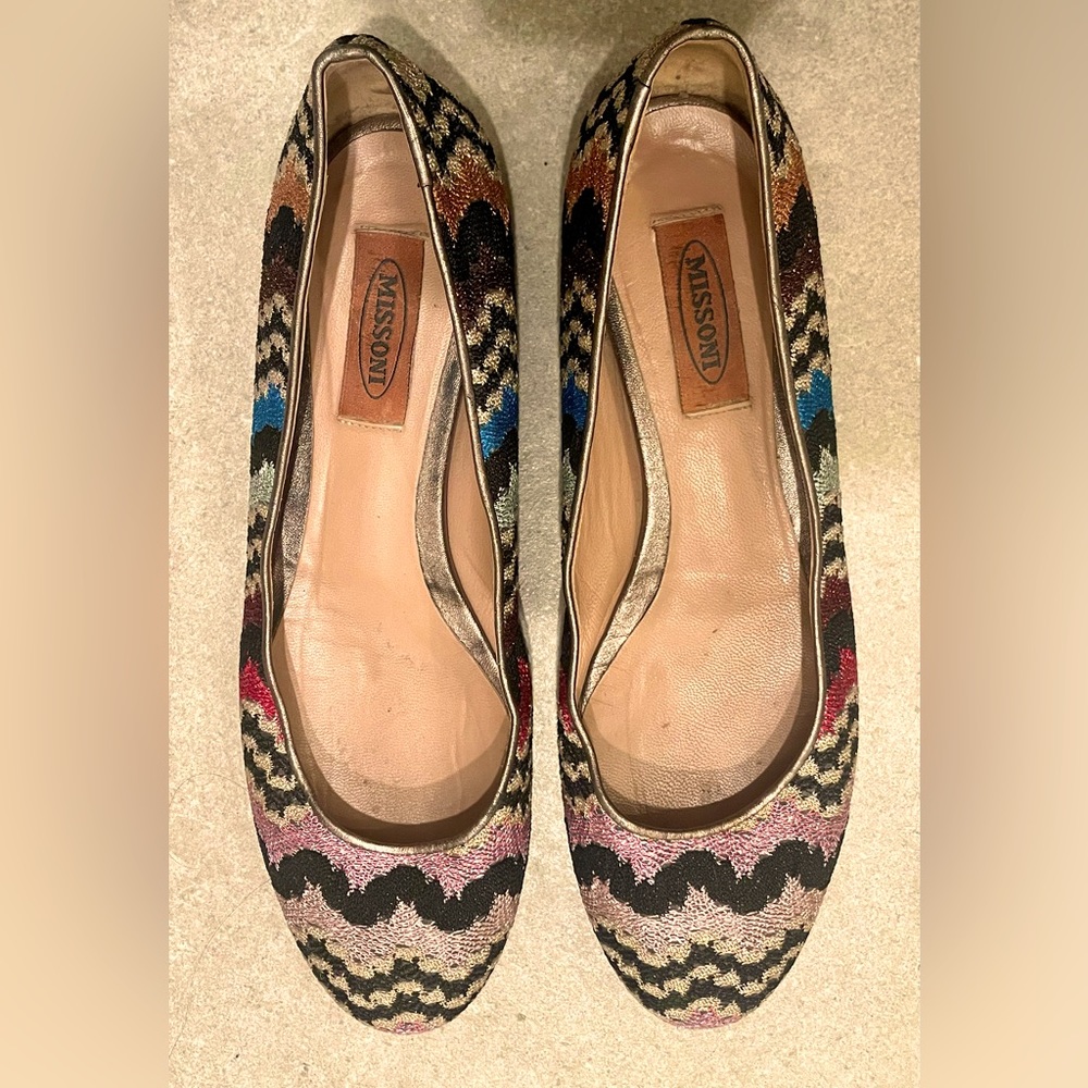 MISSONI ballet flats